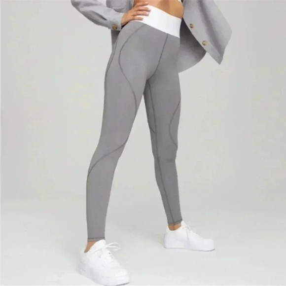 Good American Womens Size 5 (XXL)Heather Gray  Icon Core Legging - Picture 1 of 7